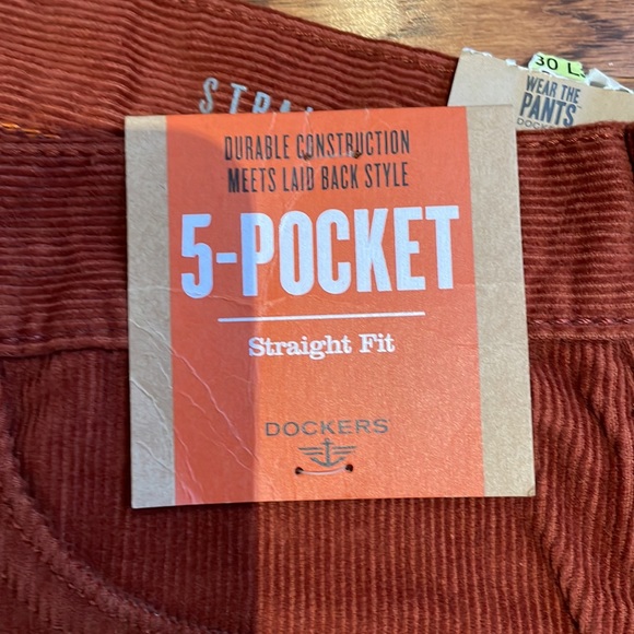 🐸$2🐸Dockers Corduroy Rust Pants - Picture 4 of 7
